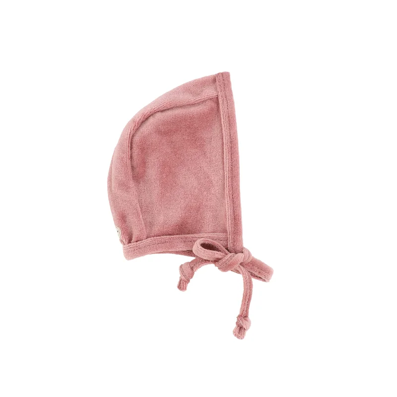 Lilette Velour Bonnet - Rose