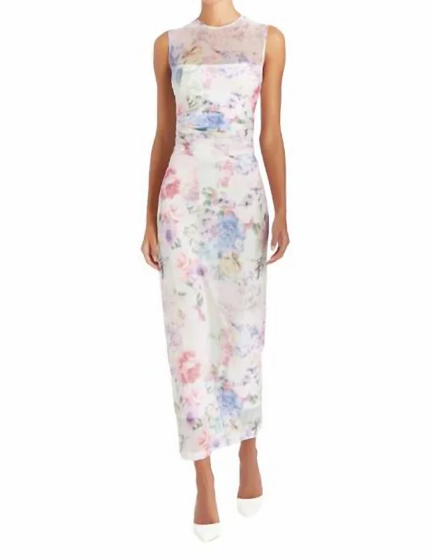 Lyle Sleeveless Midi Dress In Lorelei