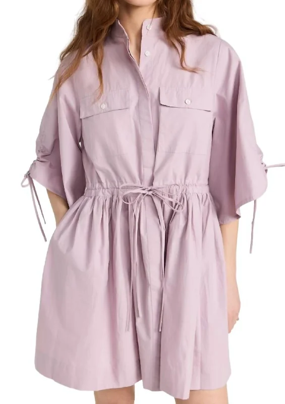 Hannah Mini Dress In Lilac