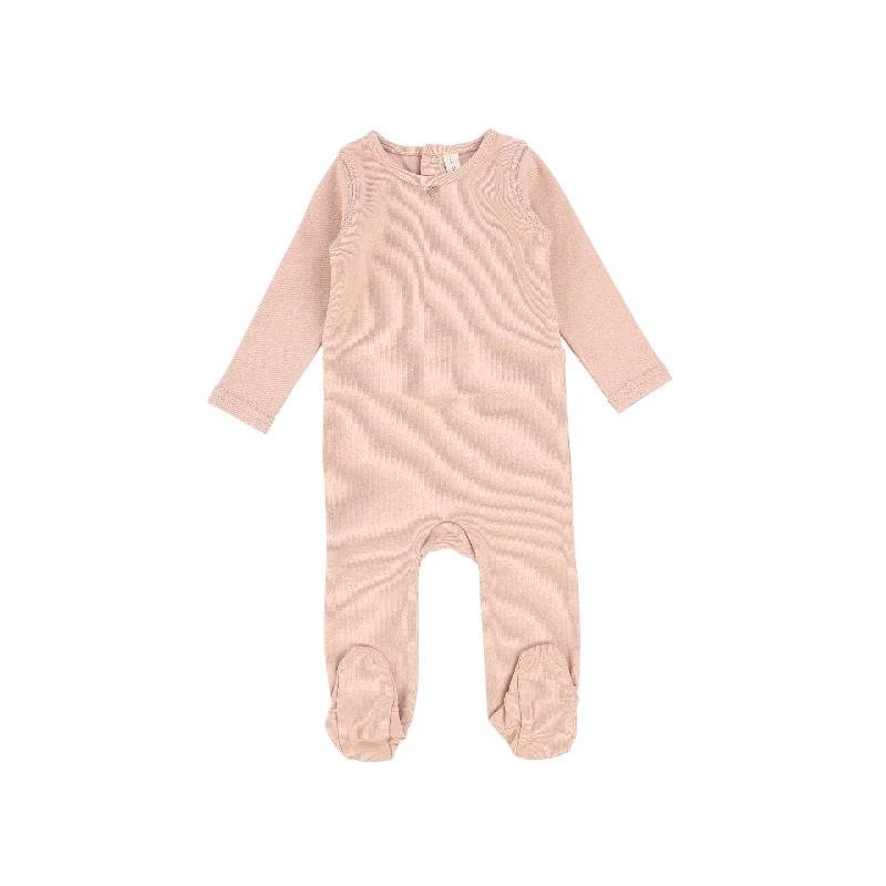 Lilette Charm Footie - Soft Pink/Rose Gold