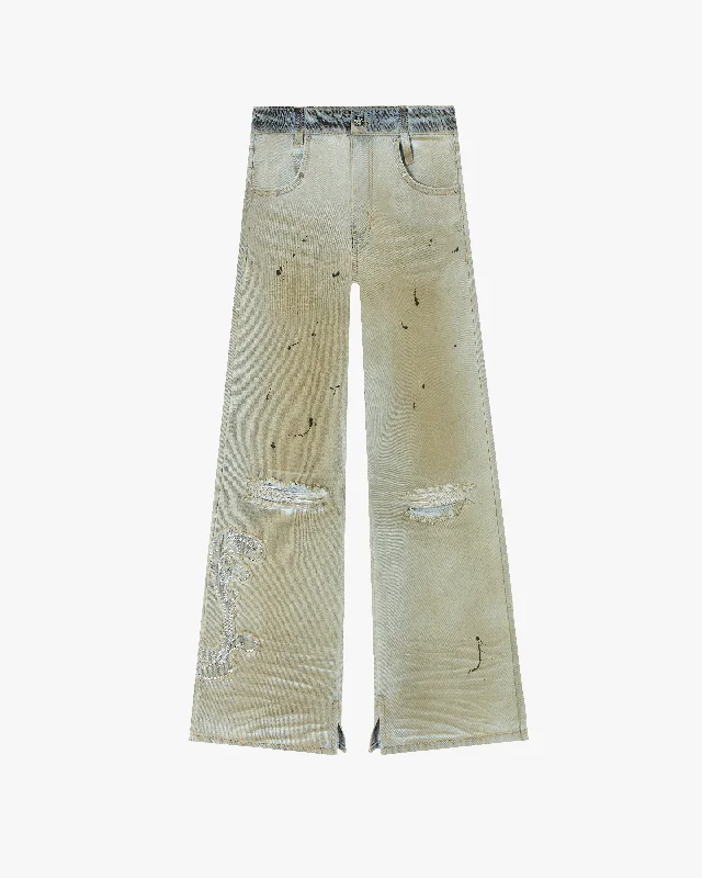 ELVIS BOOTCUT DENIM PANTS WASHED