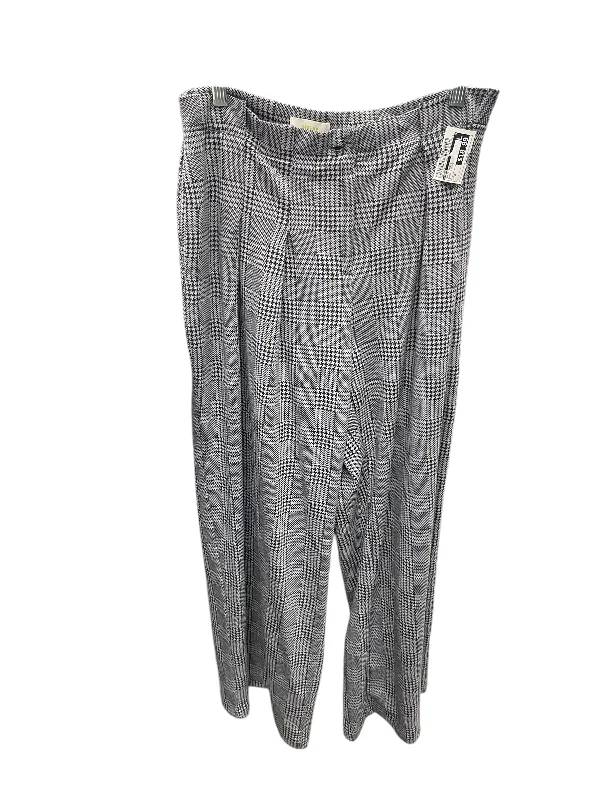 Pants Dress By Maeve In Black & White, Size: 8