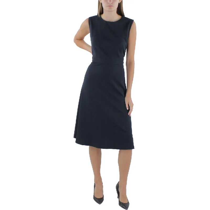 Womens Daytime Mini Fit & Flare Dress