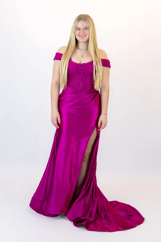 Prom Dress 55169 | Magenta