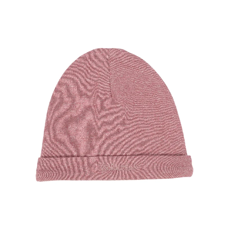 Lilette Heather Logo Beanie - Marled Plum