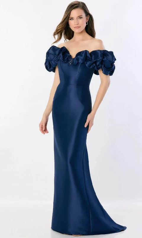 Montage by Mon Cheri M2233 - Ruffled Detail Buttons Gown