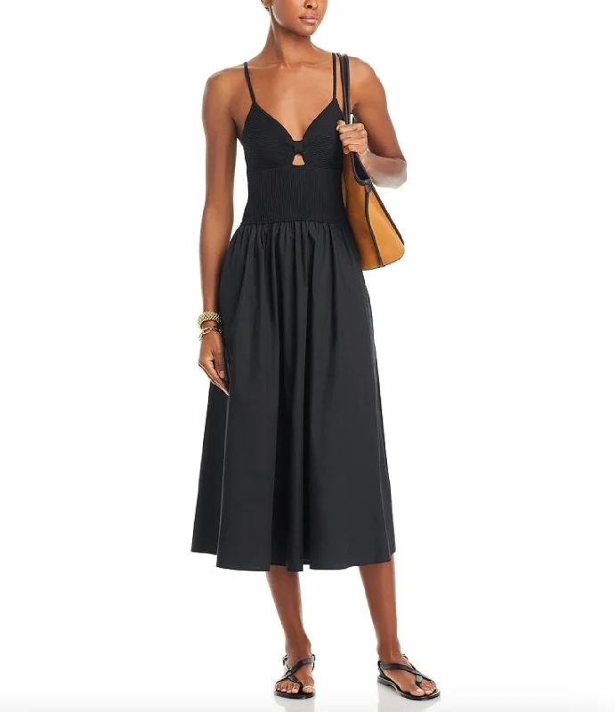 Barcelona Midi Dress In Black