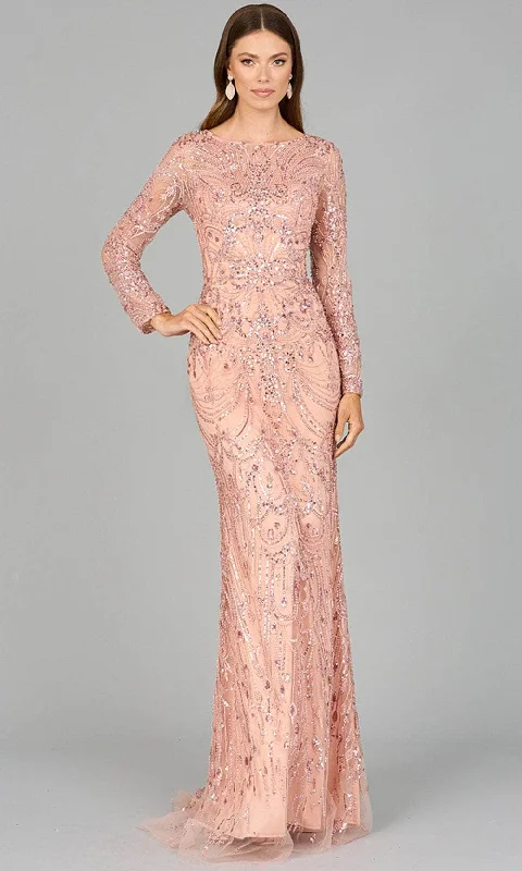 Lara Dresses 29050 - Lace Long Sleeve Evening Dress