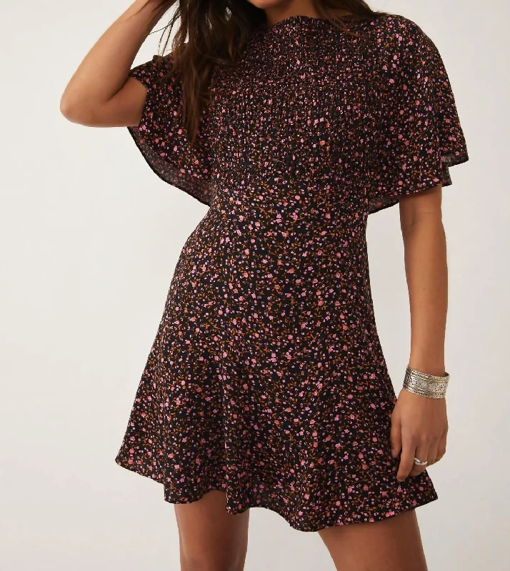 Florence Mini Dress In Evening Combo