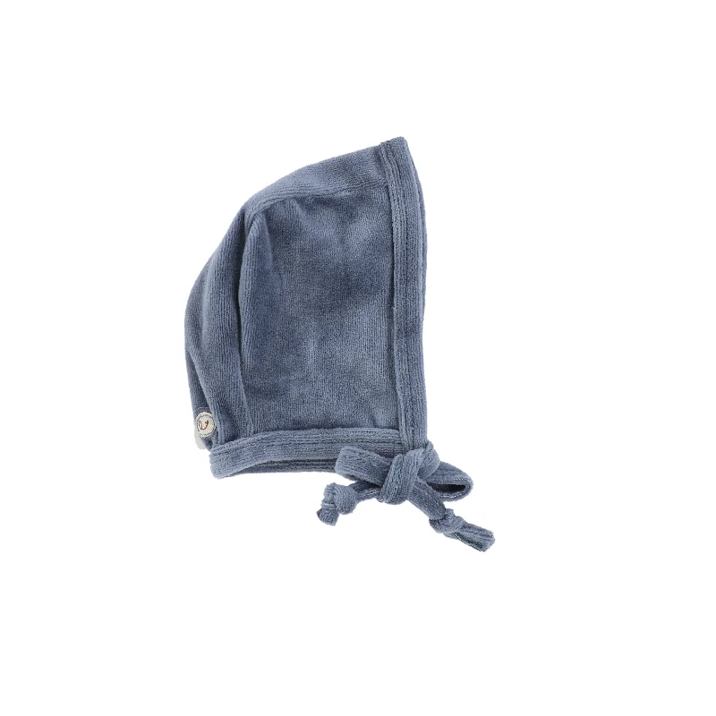 Lilette Velour Bonnet - Slate