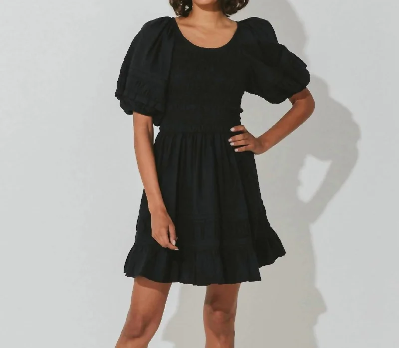 Stasia Mini Dress In Black