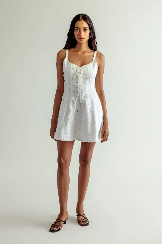 Louis Dress - White