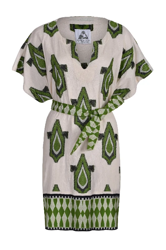 Pearl & Caviar Zakar Tunic - Green